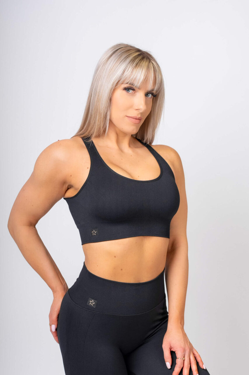 Zestaw bezszwowy stripes czarny - obrazek 3