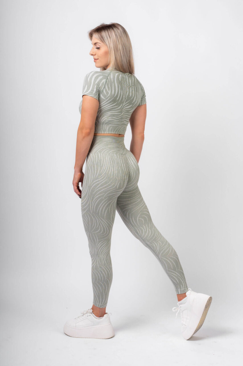 Print top bezszwowy oliwkowy - obrazek 4