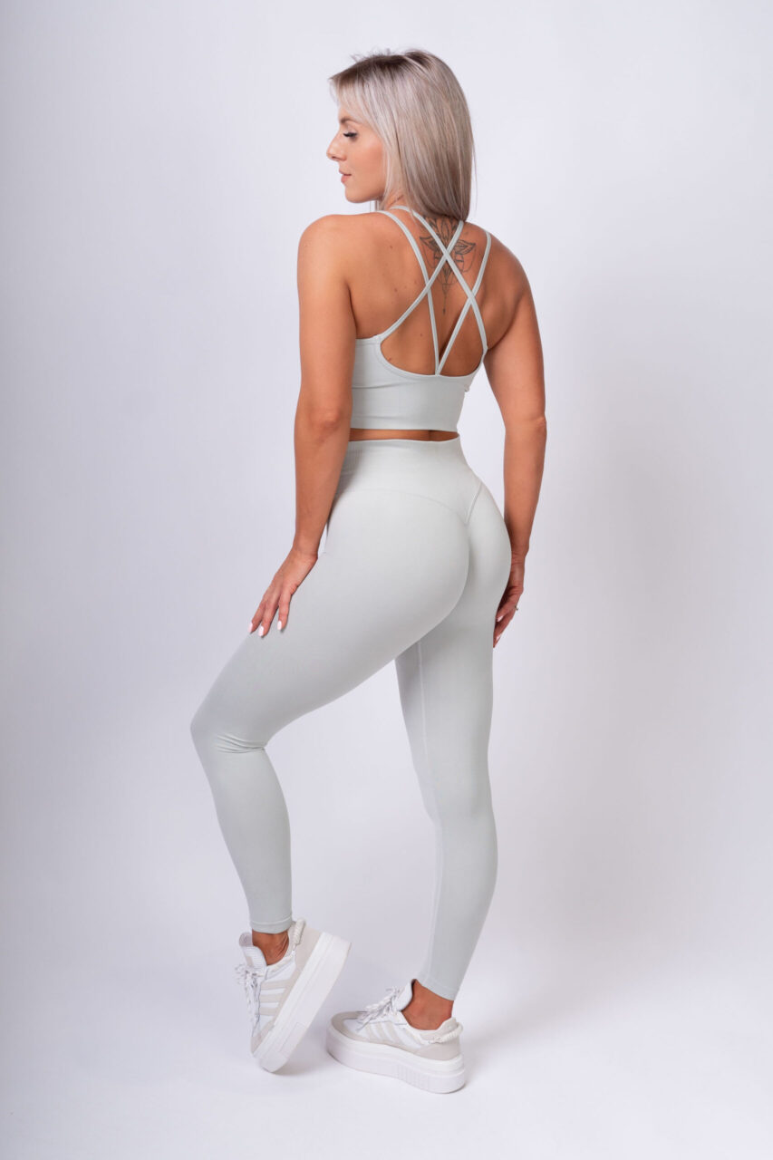 Legginsy bezszwowe shape jasna pistacja - obrazek 4