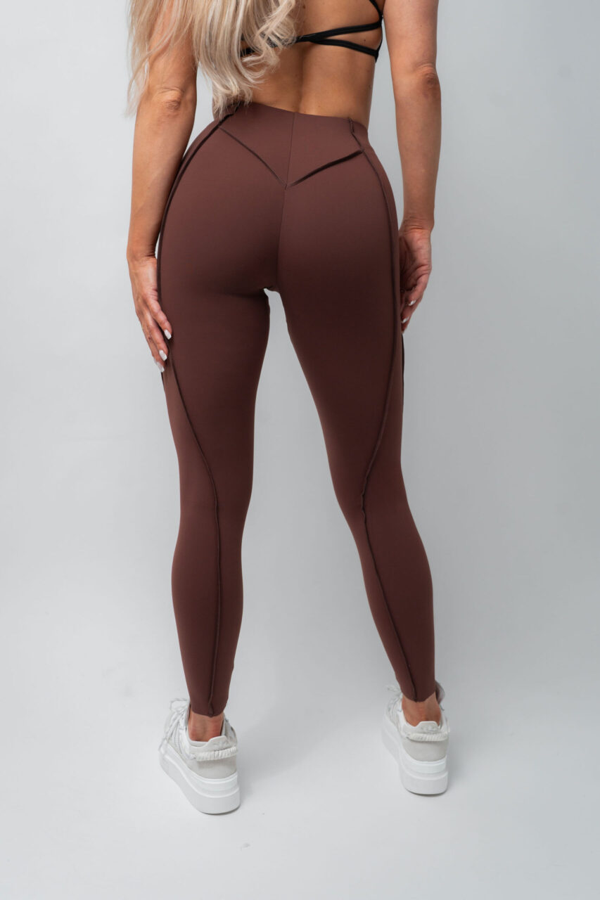 Legginsy Iconic Brązowe - obrazek 2