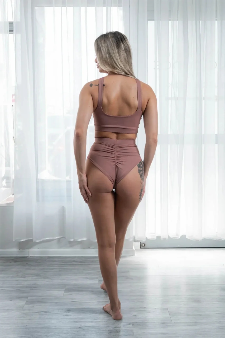 Top Pole Dance brudny róż - obrazek 4