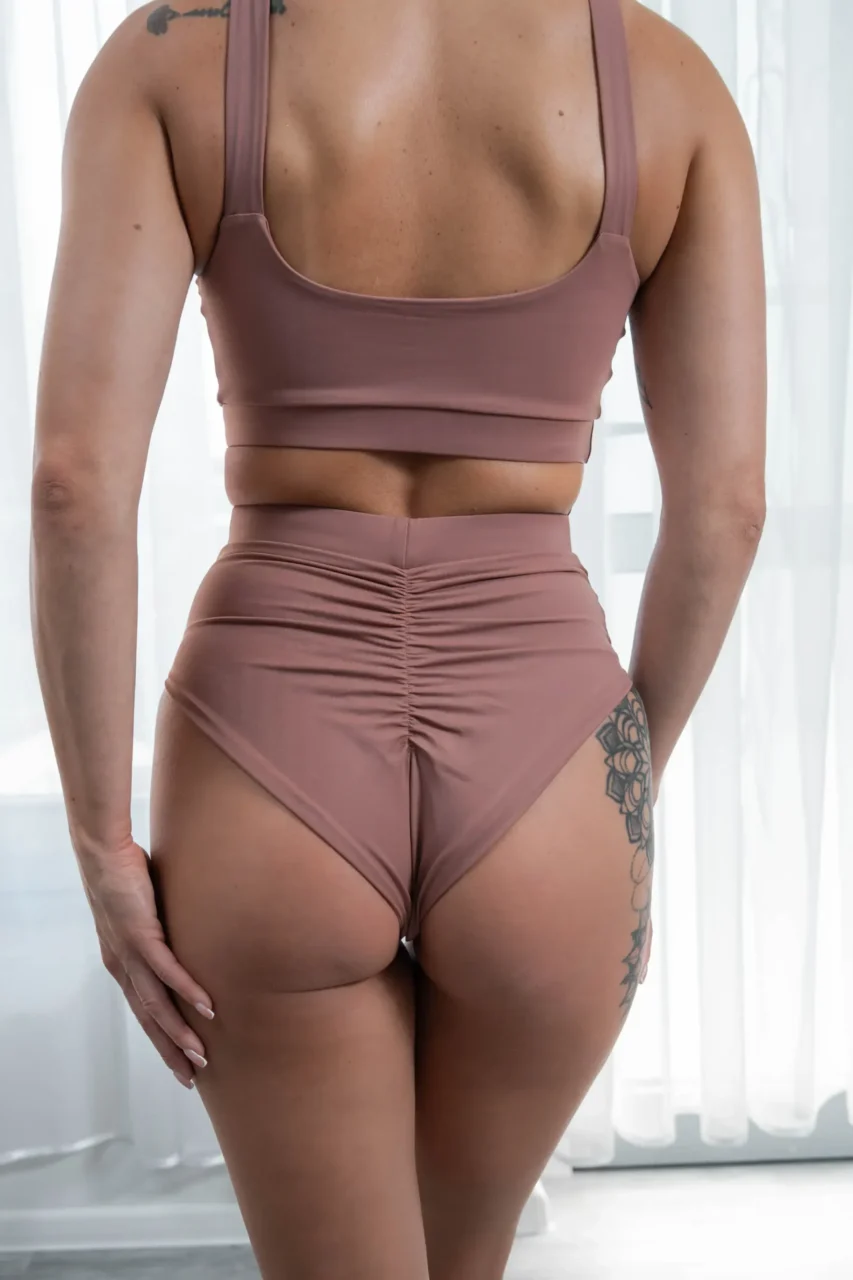 Figi Pole Dance 2.0 brudny róż