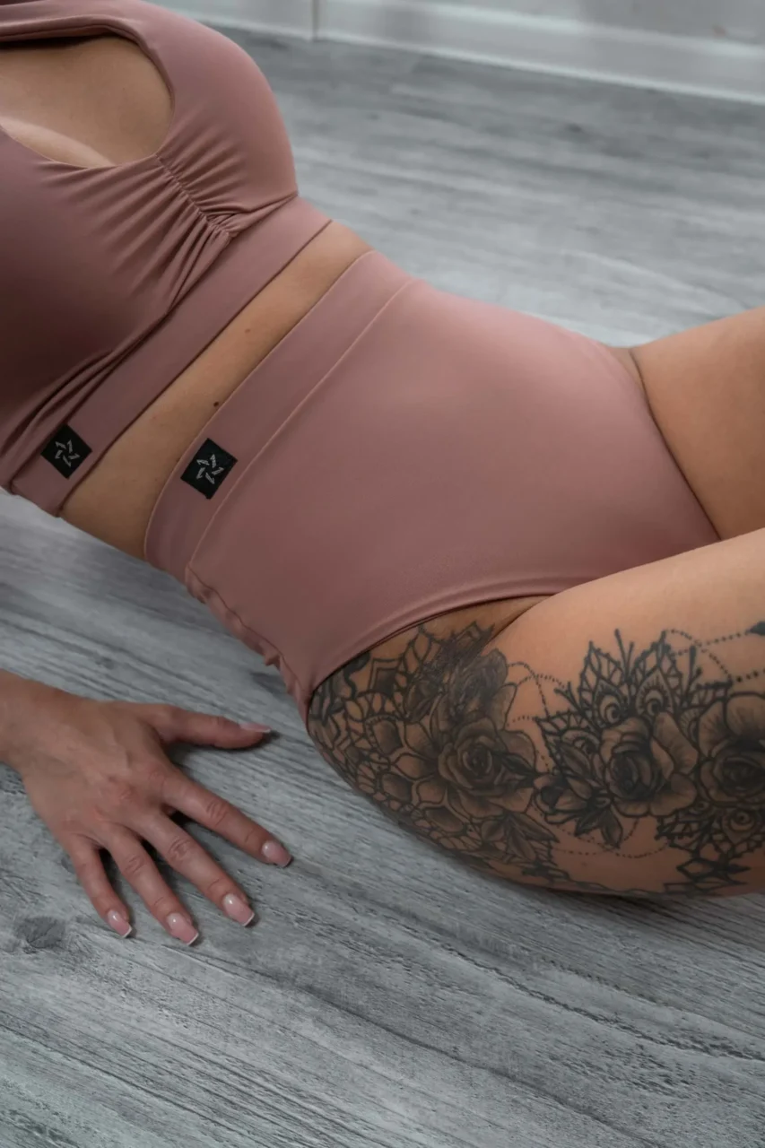 Figi Pole Dance 2.0 brudny róż - obrazek 2