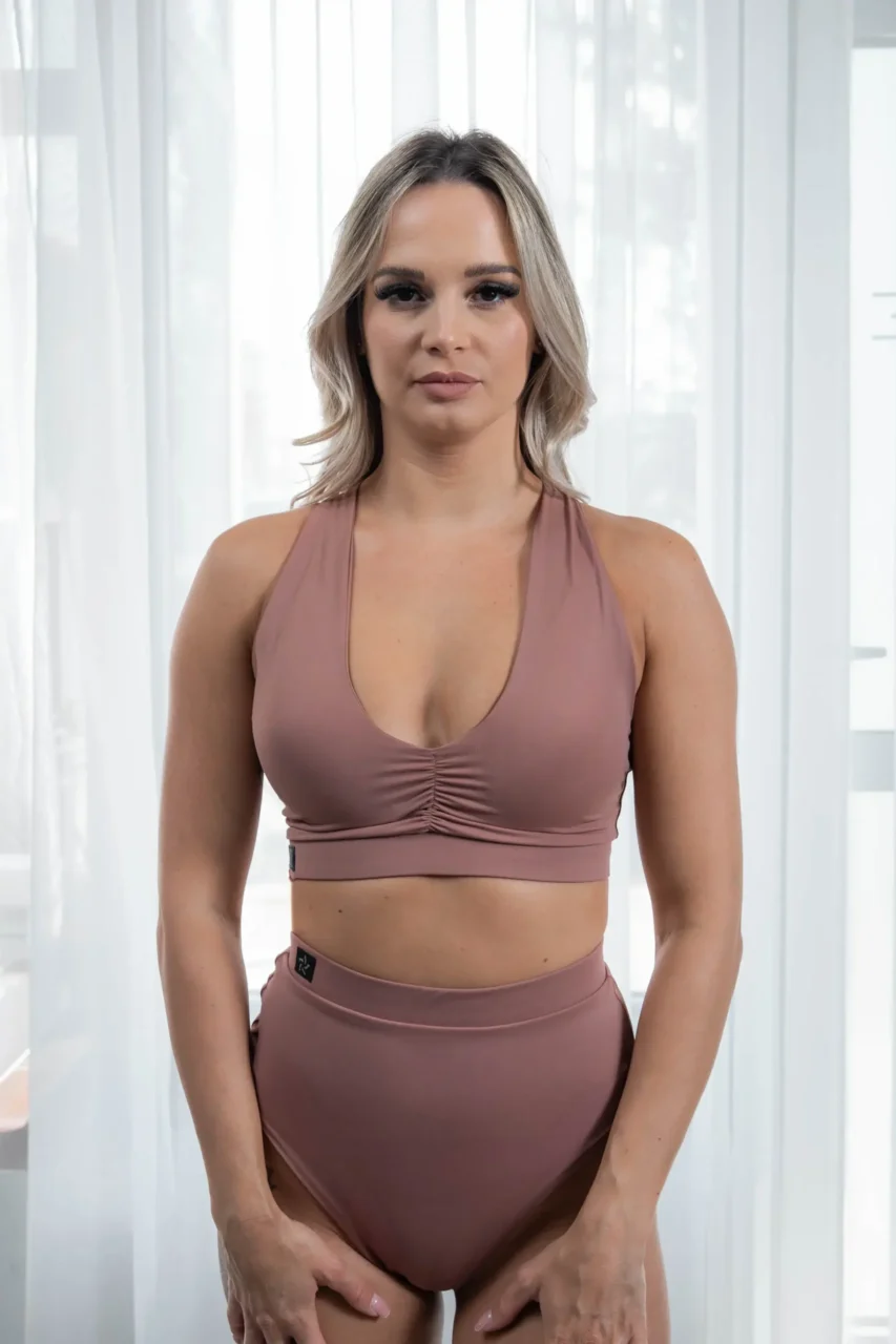 Top Pole Dance brudny róż - obrazek 5