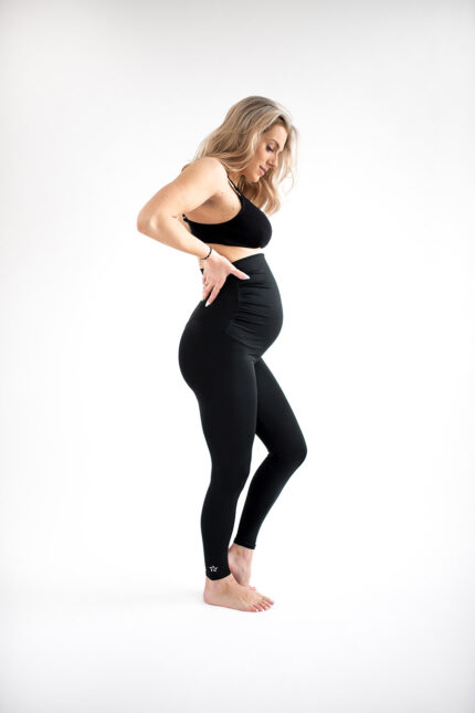 Legginsy Ciążowe - black